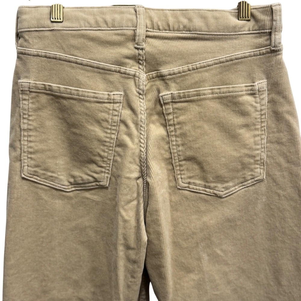 Banana Republic Petite Corduroy Pants Size 28P – Beige Straight Crop - Picture 6 of 8
